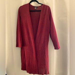 Burgundy cardigan